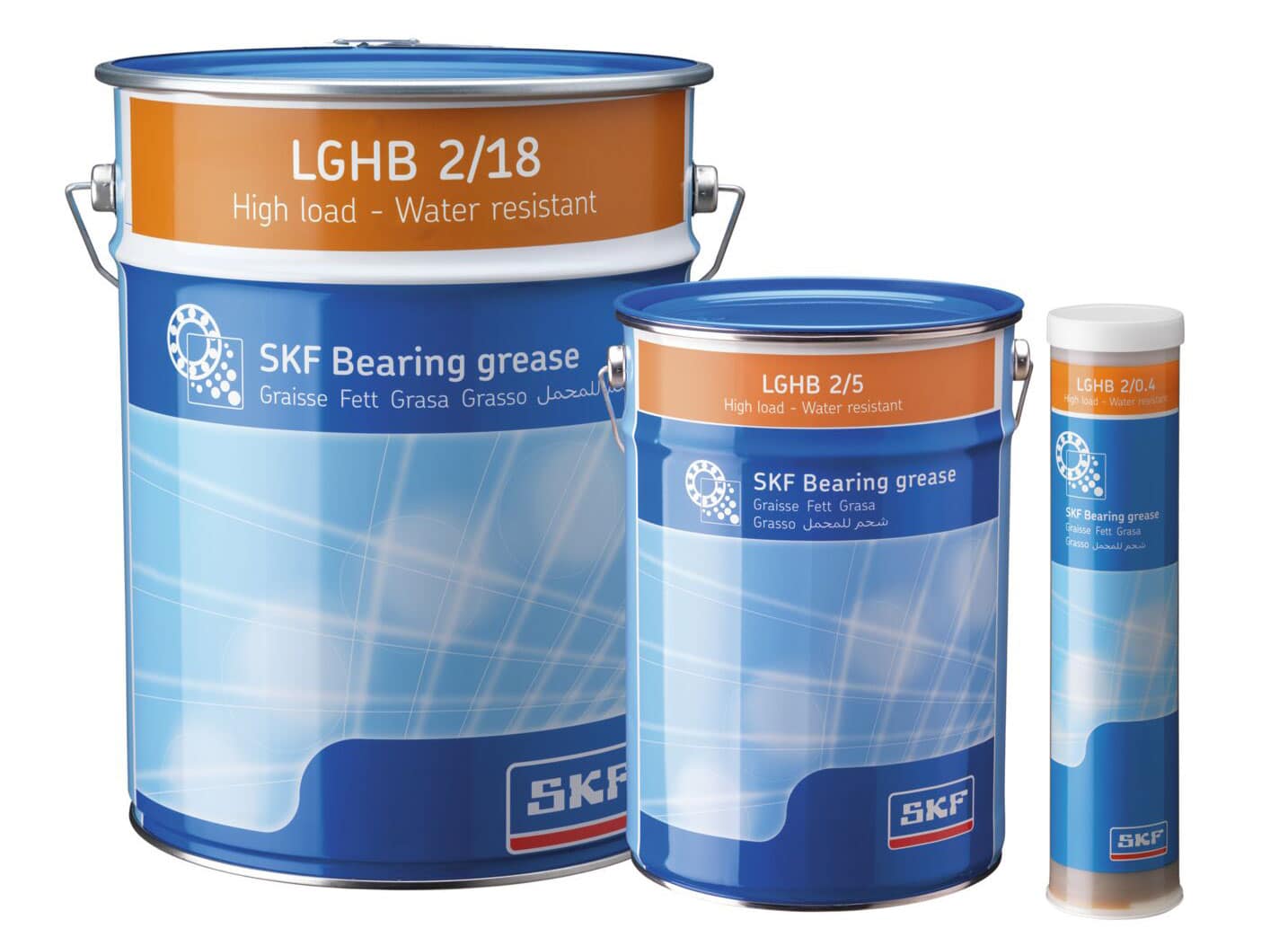 گریس SKF LGHB در وزن ها و بسته بندی های مختلف