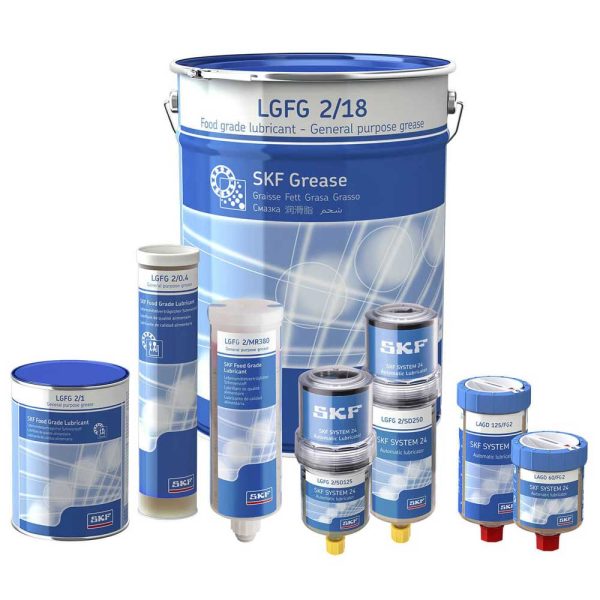 گریس گرید غذایی skf lgfg 2 | گریس استاندارد صنایع غذایی skf