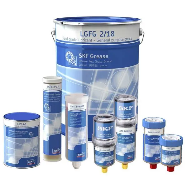 گریس گرید غذایی skf lgfg 2 | گریس استاندارد صنایع غذایی skf
