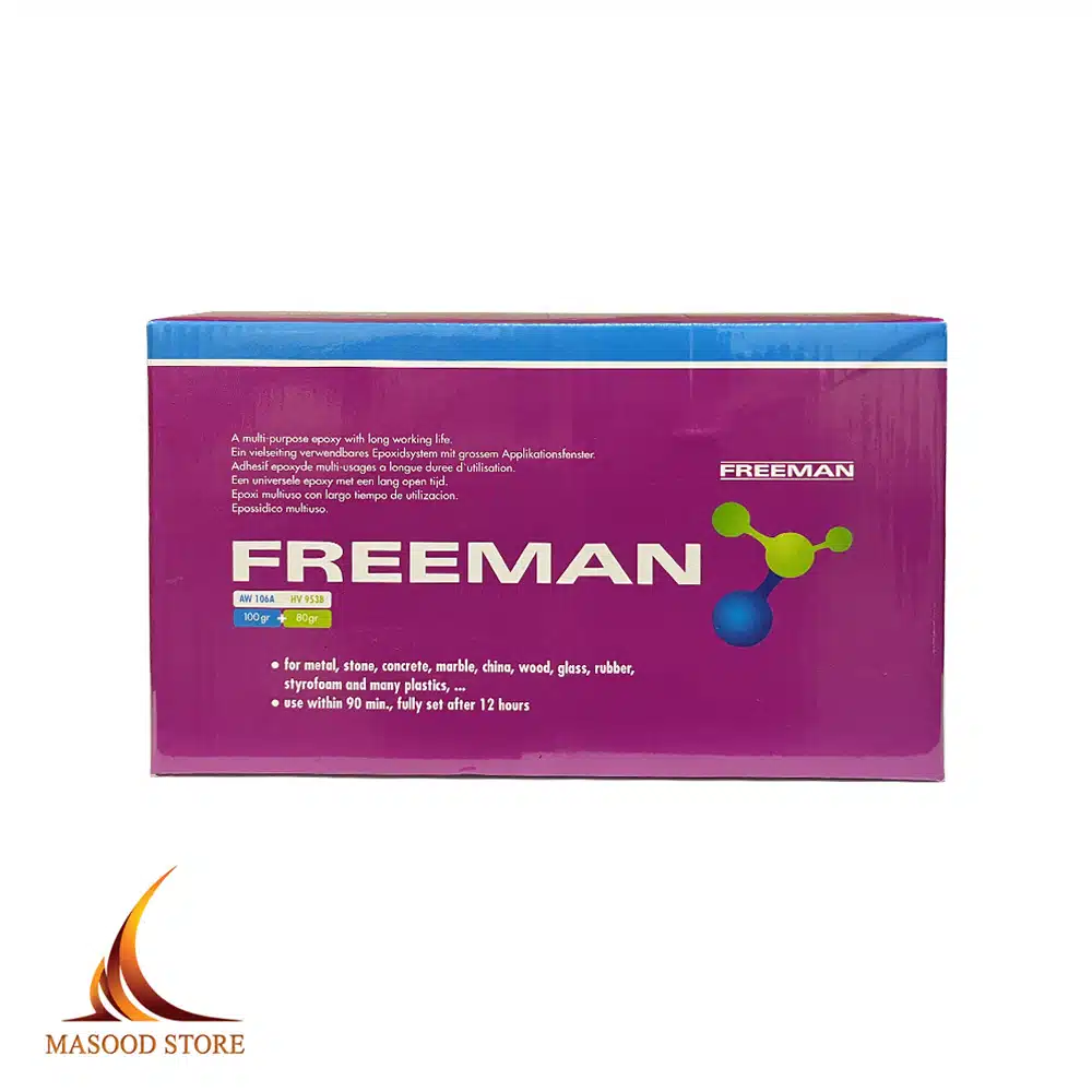 چسب-دوقلوی-فریمن-free-man-epoxy چسب دو قلو فریمن FREEMAN